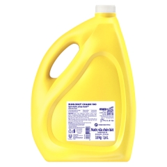 Nước Rửa Chén Bát Sunlight Chanh 100 Sạch Dầu Mỡ (Vàng) - Can 3.6Kg