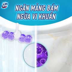 Viên Treo Bồn Cầu VIM Sạch Khuẩn Trà Xanh Chanh Vàng - Viên 50G
