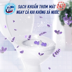 Viên Treo Bồn Cầu VIM Sạch Khuẩn Trà Xanh Chanh Vàng - Viên 50G