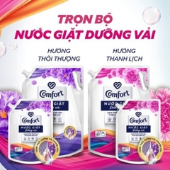 Nước Giặt Comfort Dưỡng Vải Đa Năng Sạch Thơm Tưới Màu - Túi 3.6KG