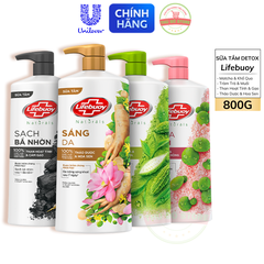 Sữa Tắm Lifebuoy Detox Và Sạch Sâu Khỏi Bụi Mịn 800G