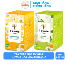 Trà Túi Lọc Twinkle Thảo Mộc - 1 Hộp (1.5G x 20 Túi)