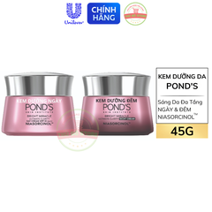 Kem Dưỡng Sáng Da Đa Tầng Pond's Bright Miracle Ngày | Đêm Mờ Thâm Sạm Với 50X Niasorcinol - Hũ 45G