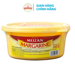 Bơ Thực Vật Meizan Margarine Thơm Ngon Đầy Vị - Hộp 200G