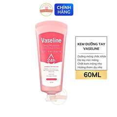 Kem Dưỡng Da Tay Và Móng Vaseline 24h Deep Moisture Hand & Nail Cream - Tuýp 60ML