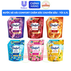 Nước Xả Vải Comfort Chăm Sóc Chuyên Sâu - Túi 3.7L