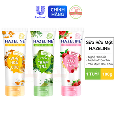 Gel Sữa Rửa mặt Hazeline Tuýp 100G
