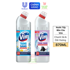 Nước Tẩy Bồn Cầu Vim Trắng - Chai 870ML