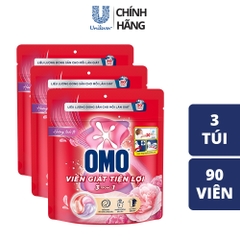 *CB3 Viên Giặt OMO MATIC Tiện Lợi 3 Trong 1 - 30 Viên/ Túi - Hương Tinh Tế