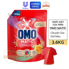 Nước Giặt OMO MATIC Cửa Trên Chuyên Gia Giữ Màu (Đỏ) - Túi 3.6KG