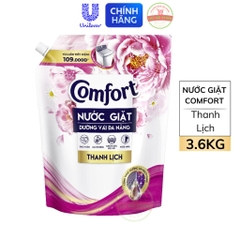 Nước Giặt Comfort Dưỡng Vải Đa Năng Sạch Thơm Tưới Màu - Túi 3.6KG