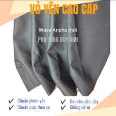 Vỏ yên Wave cá mới