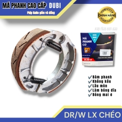 Má phanh cơ Dream Rãnh lò xo chéo (, xanh tím, T100) (RNA)