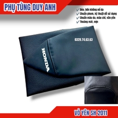 Vỏ yên SH cao 2011 chỉ đen