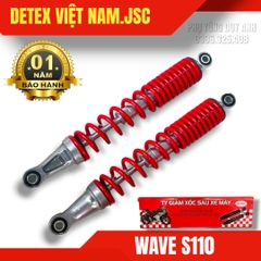 Giảm xóc sau Detex WA S 110 (đỏ) -(T10)