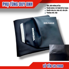 Vỏ yên SH cao 2008 nhập Đen