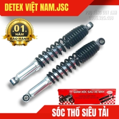 Giảm xóc sau Detex xe thồ (HD, đen) - Đôi (T10)