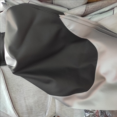 Vỏ yên ABL Thái  đen-bạc cao cấp