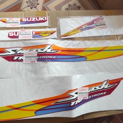 Bộ tem Suzuki smash đỏ