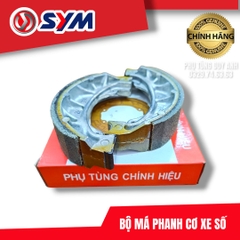 Bộ má phanh cơ xe số SYM