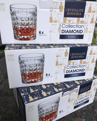 Bộ 6 cốc 230 ml Bohemia Diamond