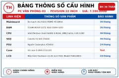 PC Văn Phòng VP-03 G6400/ Màn hình máy tính 21.45 inch FHD