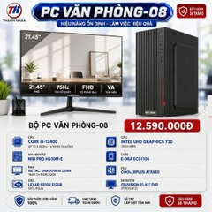 PC Văn Phòng VP-08 Intel Core i5-12400/ Màn hình máy tính 21.45 inch FHD