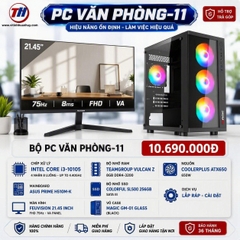 PC Văn Phòng VP-11 Bễ Cá Intel i3-10105/ Màn hình máy tính 21.45 inch FHD