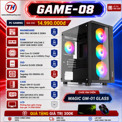 PC Game 08 Magic Bễ cá i5-12400F/ VGA RTX3050 6G