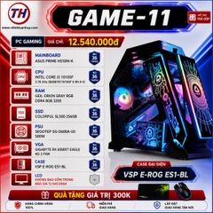 PC Game 11 E-ROG ES1-BL i3-10105F/ VGA RX 6500XT