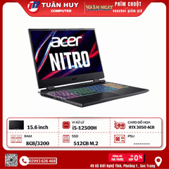 LAPTOP ACER NITRO 5 AN515-58-52SP I5-12500H/8G/SSD512G/RTX3050 4G