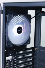 Vỏ Case Máy Tính SAMA 3307 Black (ATX/Mid Tower/Màu Đen/Kèm sẵn 3 Fan ARGB)