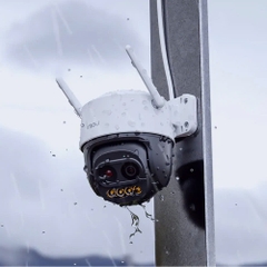 Camera IMOU IPC-S7DP-5M0WEZ 3K 5MP, hồng ngoại ban đêm 56m, bật đèn và còi hú