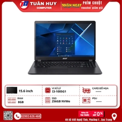 LAPTOP ACER EX215-52-341K I3-1005G1/8G/SSD 256G