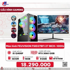 PC Game 20 i5-12400F/ VGA RTX 3060 12GB + LCD FSID27BFJ 27INCH