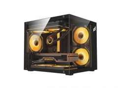 Vỏ Case Máy Tính Bễ Cá Gaming EDRA ECS1305 (Black/ White)