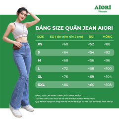 Quần Jean Nữ AIORI Baggy Lưng Cao 2 Nút Trơn Màu Trắng Mã B018 - AIORI VIỆT NAM