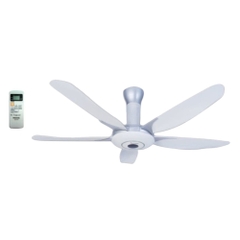 Quạt trần Panasonic F-60WWK: 5 cánh, Có Điều khiển, chiều dài ti 31.8cm, Đường kính cánh 150cm