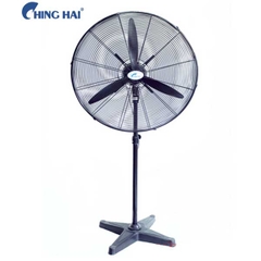 Quạt công nghiệp chinghai HS 24"ĐN3Đ đế nhựa cánh đen