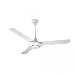 Quạt trần Panasonic F-56MPG-S: 3 cánh màu trắng viền vàng, Có Điều khiển, chiều dài ti 22 inch ( gần 55.8cm) , Đường kính cánh 150cm