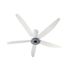 Quạt trần Panasonic F-60XDN -W: 5 cánh màu trắng, Có Điều khiển, chiều dài ti 28.8cm, Đường kính cánh 150cm