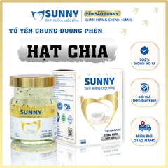 Yến sào đường phèn hạt chia