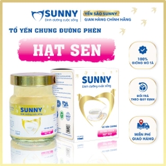 Yến sào đường phèn hạt sen