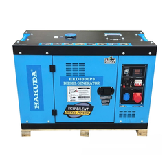 Máy phát điện chạy dầu 8KW HAKUDA HKD8000P3 380V