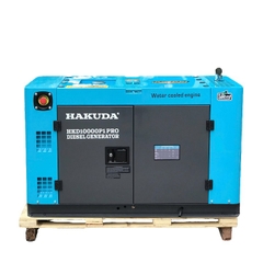 Máy phát điện chạy dầu HAKUDA HKD10000P1PRO 10KW siêu cách âm