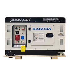 Máy phát điện chạy dầu 10kw HAKUDA HKD10000P3 chống ồn 3 pha