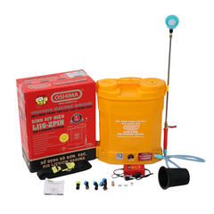 Bình xịt điện OSHIMA 16L LI16 pin lithium 12V8Ah siêu nhẹ