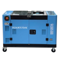 Máy phát điện chạy dầu diesel 15KW HAKUDA HKD15KP1 cách âm