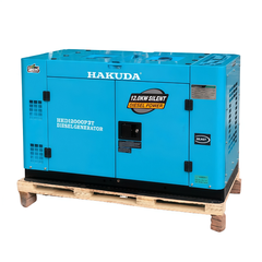 Máy phát điện chạy dầu HAKUDA HKD12000P3T 12KW siêu cách âm