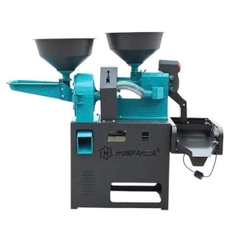 Máy xát nghiền gạo HUSPANDA 3KW HNF-4JS có sàng lọc sạn rung